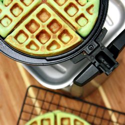 Pandan Waffles Banh Kep La Dua