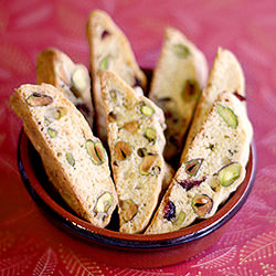 Cranberry Pistachio Biscotti