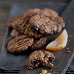 Oat Chocolate Cookies With Cognac