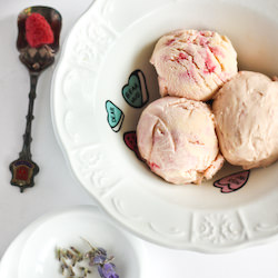 Lavender & Raspberry Ice Cream