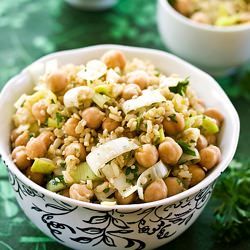 Deconstructed Falafel Rice Salad