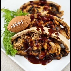 BBQ Chicken Pizza Roll