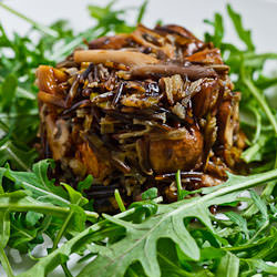 Mushroom & Leek Rice Salad