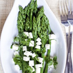 Asparagus w/ Feta & Chervil