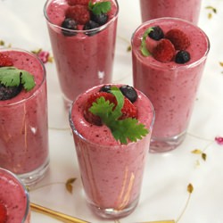 Berries & Coriander Mousse