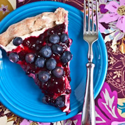 Blueberry Lemon Breakfast Pizza