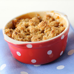Caramel and Apple Crumble