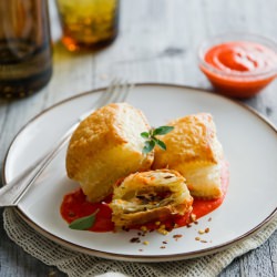Pancetta Puff Pastry “Ravioli”