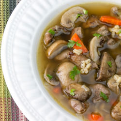 Mushroom, Beef & Barley Soup