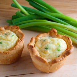 Breakfast Biscuit Quiches