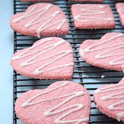 Coconut Valentine’s Cookies
