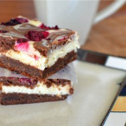 Raspberry Cheesecake Brownies