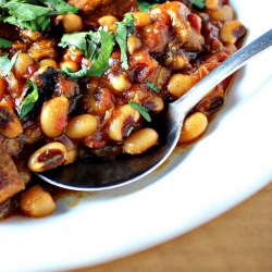 Pork and Black Eyed Pea Chili