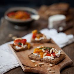 Roasted Peppers and Argan Oil