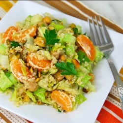 Orange Pistachio Quinoa Salad