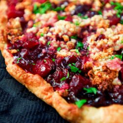 Cranberry Chutney Crostata