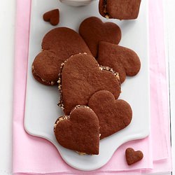 Chocolate Nutella Alfajores Cookies