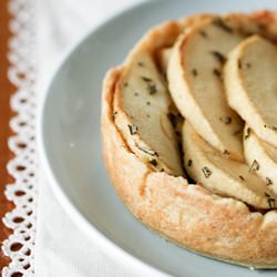 Apple, Rosemary & Goat Cheese Tart