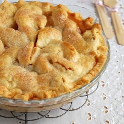 Summer Nectarine and Vanilla Pie