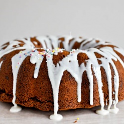 Chewy Brownie Bundt Cake