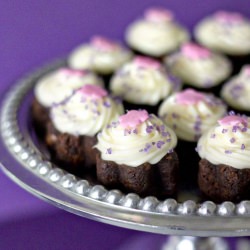Mini Brownie Cupcake Bites