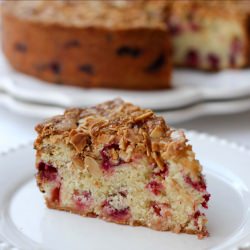 Cranberry, Orange & Almond Cake
