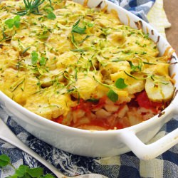Summer Veg Potato Bake