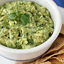 Tomatillo and Poblano Guacamole