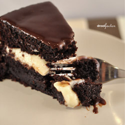 Chocolate and Custard Cake