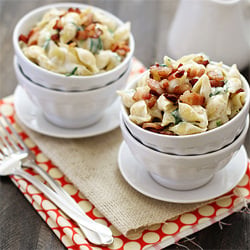 Fontina, Spinach, & Bacon Pasta