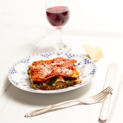 Spicy Kale Lasagna