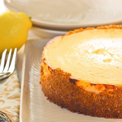 Baked Lemon Cheesecake
