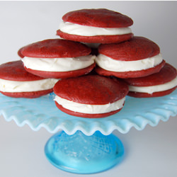 Red Velvet Whoopie Pies