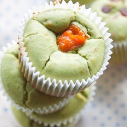 Green Tea Mochi Cupcakes