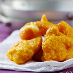 Fried Pumpkin with Cheese