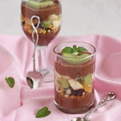 Tropical Fruit & Nutella Parfait