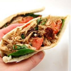 Chicken Pitas with Sun-Dried Tomato