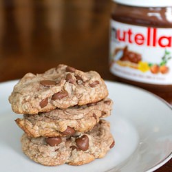 Nutella Chocolate Chip Cookies