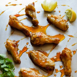 Asian Caramel Chicken Wings