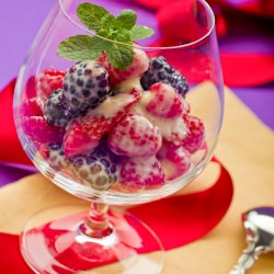 Champagne Sabayon with Berries