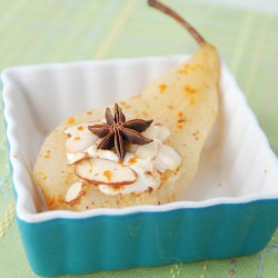 Cider-Poached Pear