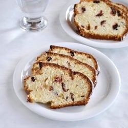 Lemon Cranberry Pound Cake