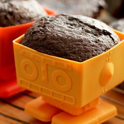 Robot Chocolate Cupcake