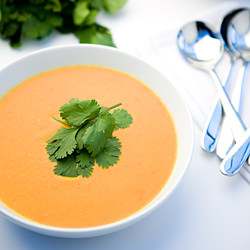 Red Lentil, Tomato & Coconut Soup