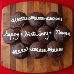 Cream Filled Chocolate Cupcakes
