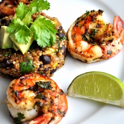 Chipotle Quinoa & Spicy Shrimp