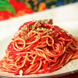 Roasted Garlic Marinara Spaghetti