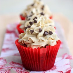 Chocolate Chip Cookie Dough Cupcake