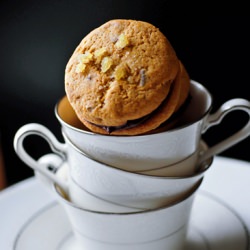 Ginger Cookies with Ganache