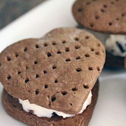 Chocolate Cookie Ice Cream Sandwich